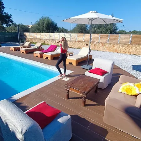 Drosoula 3bdr Private Swimming Pool Apartment *